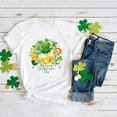 thumbnail image 2 of Playeras Gibobby para Niñas Día de San Patricio Camisetas de manga corta con cuello redondo 8-9 Años, 2 of 5
