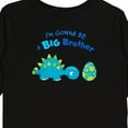 thumbnail image 4 of Inktastic Happy Dinosaur Future Big Brother Boys Long Sleeve Toddler T-Shirt, 4 of 5