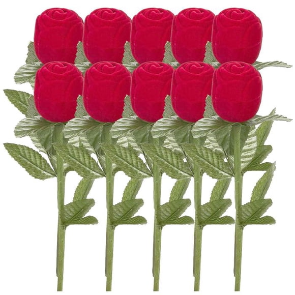 Accesorios de Rosas HatchRose 10 Pzas Rosa Terciopelo SmileFun MXRSE-006-2