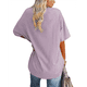 thumbnail image 3 of Camiseta Básica de Corta con Cuello en V, Color Raíz de , XXL, 3 of 5