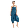 thumbnail image 4 of Previn Women's Boho Yoga Pants High Waisted Lightweight Yoga Loose Soft Hippie Harem Pants Indian Bohemian Dance Beach Pants A01204 Small-Large, 4 of 5