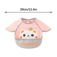thumbnail image 2 of Fiudx Babero Antimanchas Sprout Baby, Diseño de Manga Larga con Recogedor de Comida, Tejido de Poliéster Fácil de Limpiar, Ideal para Comer y Actividades Al Aire Libre, Lavable a Máquina, Talla Única, 2 of 4