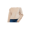 thumbnail image 2 of Derek Heart Juniors' Ribbed Faux-Fur Top S, 2 of 4