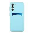 thumbnail image 2 of for Samsung Galaxy S24 Plus Case with Credit Card Holder Slot TPU Soft Silicone Scratch-Resistant Slim Wallet Case Protective Cover for Samsung Galaxy S24 Plus, Lightblue, 2 of 5
