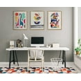 thumbnail image 7 of Kate and Laurel Sylvie The Family Tree Framed Canvas Wall Art by Rachel Lee of My Dream Wall, 18x24 Gold, Colorful Animal Art for Wall, 7 of 7