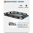 thumbnail image 3 of AKDSteel  Roof Rack Cargo Basket with Extension, Heavy-Duty 200 lb Capacity Rooftop Luggage Carrier for SUVs & Trucks, 3 of 8