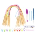 thumbnail image 1 of 1 Set of Professional Yarn Needles Convenient Sweater Needles DIY Knitting Kit, 1 of 8