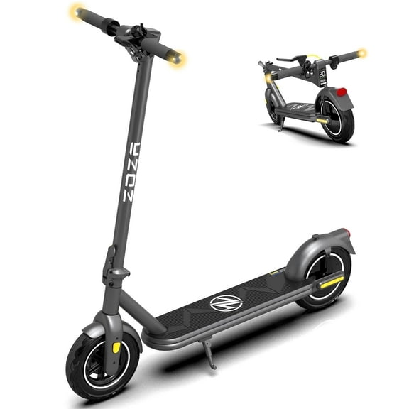 ZDZA 500W Electric Scooter, 20MPH 10"Tire Escooter with Turn Signal, Foldable Commuting Electric Scooter for Adults 10.4Ah