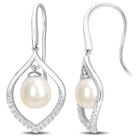 Everly Women's Cultured Pearl Sterling Silver Earrings