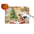 thumbnail image 4 of Irish Terrier Christmas Cookies Glass Cutting Board 12 in x 15 in, 4 of 5
