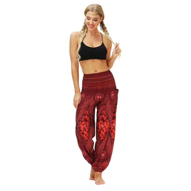 50% off Clear! Yoga Pants with Pockets for Women Oversize Casual Loose Yoga  Trousers Baggy Casual Bloomers Pants Gift for Women 50% off Clearance