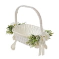 thumbnail image 2 of Cesta de boda tejida, colección de contenedores, color , multiusos, para decoración de niñas de , para regalo del hogar, picnic, 2 of 9