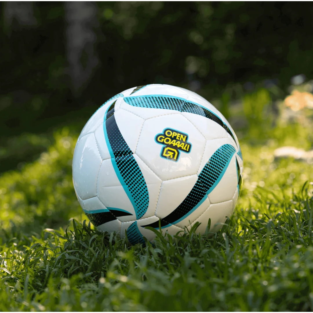 Open Goaaal Premium Soccer Ball Size 5 Match & Training Ball Durable TPU Butyl Bladder All Surfaces