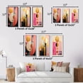 thumbnail image 4 of Designart "Serendipitous Circular Geometric Serenity VI" Modern Geometric Framed Wall Art Set Of 3 - Gold Abstract Frame Canvas Set For Living Room Decor, 4 of 6