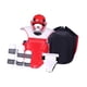 thumbnail image 2 of Conjunto de equipo de entrenamiento de kárate, casco de boxeo, soporte reforzado, cómodo, para taekwondo para 170 a 190 cm, 2 of 9