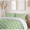 thumbnail image 6 of Ambesonne Garden Duvet Cover Sets, Spring Plants Yard, 2-Queen, Pale Green Cream Yellow, 6 of 7