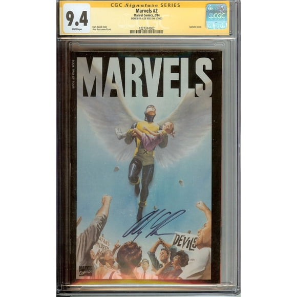 Marvels #2 (Marvel Comics, 1994) – CGC Signature Series 9.4 – Signed by Alex Ross