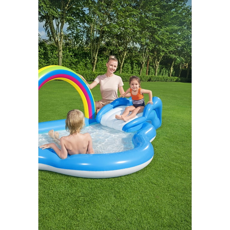 WS レインボーシフォン 百生 吟子 RRR 3枚 H2OGO! Rainbow 'n Shine Inflatable Play Pool Center - Walmart.com