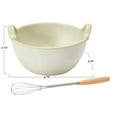 thumbnail image 2 of Creative Co-Op Stoneware Batter Bowl Whisk, 2 of 4