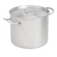 thumbnail image 1 of Olla Amazon Basics de acero inoxidable de 12 cuartos de galón con tapa Amazon Basics NA, 1 of 5