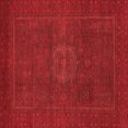 thumbnail image 1 of Ahgly Company Indoor Square Abstract Red Modern Area Rugs, 6' Square, 1 of 4