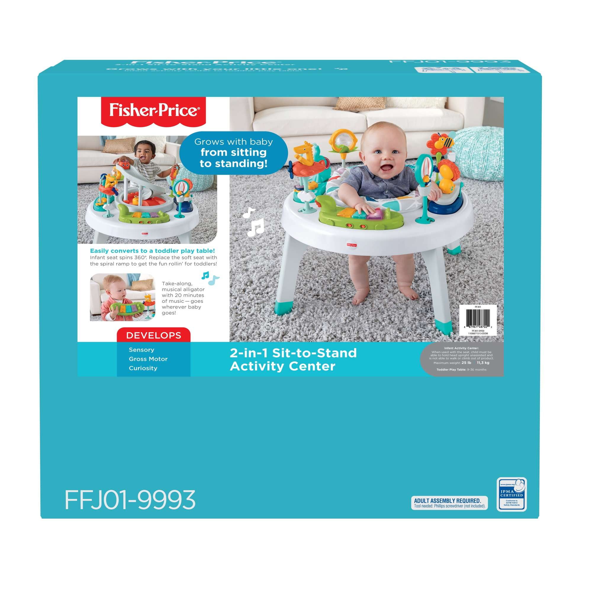 fisher price sit to stand activity center