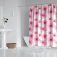thumbnail image 2 of Pioneer Flower Floral Print Pattern Shower Curtain 72"x84" ,Bathroom Decorative Shower Curtains Set with 12 Hooks,Modern Waterproof Washable Shower Curtain, 2 of 6
