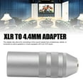thumbnail image 3 of XLR Macho A 4.4 mm Adaptador Femenino, Señal Transparente de 4Pin Portable XLR A 4.4 mm Adaptador para Altavoz Activo, 3 of 7