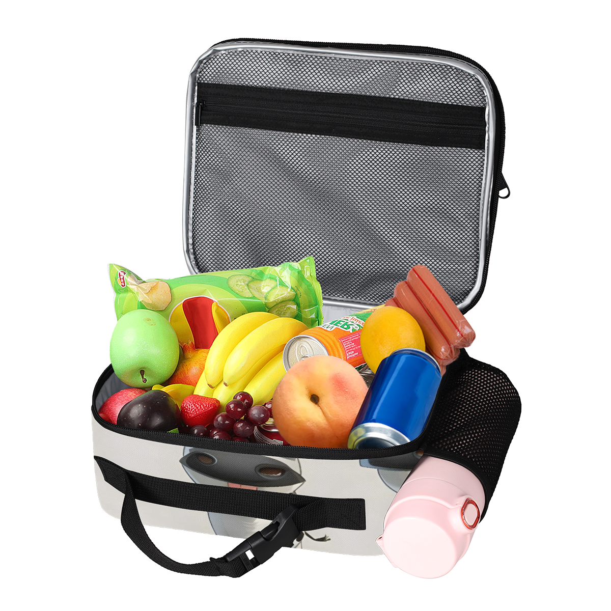 Herdesigns Cow Farm Animal Large Backpack Set with Lunch Box Lightweight Water Resistant Travel Laptop Backpacks Casual Daypacks for Women Men