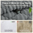thumbnail image 4 of decorUhome Washable Pet Friendly Sofa Cover, Non-Slip Anti-Scratch Furniture Protector, Decorative Slipcover for Home (Grey, 27.6" x 27.6"), 4 of 11