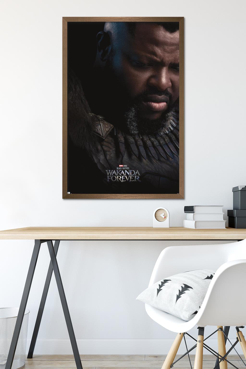Marvel Black Panther: Wakanda Forever - M'Baku One Sheet Wall Poster, 22.375" x 34" Framed