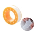 thumbnail image 1 of Cinta de plomería de teflón - Cinta de sellado de teflón 18 mm x 9,2 m, cintas de sellado de PTFE blanco para tuberías Cabezal de ducha Plomeros Sellador de tuberías, 10 piezas ZefeiWu 8390614005433, 1 of 1
