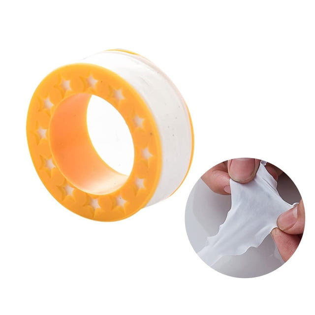 Cinta de plomería de teflón - Cinta de sellado de teflón 18 mm x 9,2 m, cintas de sellado de PTFE blanco para tuberías Cabezal de ducha Plomeros Sellador de tuberías, 10 piezas ZefeiWu 8390614005433