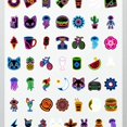 thumbnail image 4 of 35pcs-50pcs Neon Stickers Stationery Stickers Cartoon Animal Stickers Kids Stickers for Laptops Suitcase Fridge, 4 of 9