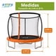 thumbnail image 2 of Trampolin Brincolin 08 Pies 2,44 m Con Red de Seguridad y Estructura de Acero, 2 of 9