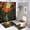 style-384, variant on Shower Curtain Sets with Rugs 4 Piece Rug Toilet Lid Cover And Non-Slip U Shape Mat Halloween Pumpkins Haunted House Full Moon Waterproof Shower Curtain Happy Halloween Crazy Witches