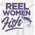 thumbnail image 2 of Reel Women Fish Cute Girly Fishing Women Crewneck Sweatshirt Brisco Brands M, 2 of 6