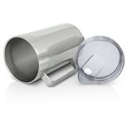 Maxam KTXPITCH 84 oz Double Vacuum Wall Tumbler with Lid, Satin