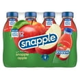 Flavored Snapple Apple Juice Drink, 16 fl oz, 12 Count Bottles