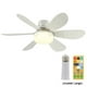 thumbnail image 1 of Ventilador E26/27 Luz de enchufe 40W Techo con control remoto para cocina (cristal grande), 1 of 2