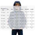 thumbnail image 3 of BXJX Boys Rain Jackets, Full Zip Water Resistant Windproof Hooded Windbreaker with Pockets Navy Size 14-15 T, 3 of 9
