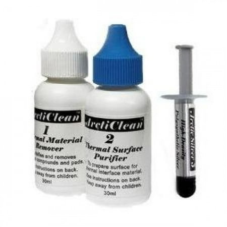 Arctic Silver 5 Thermal Compound 3.5 Grams with ArctiClean 60 ML