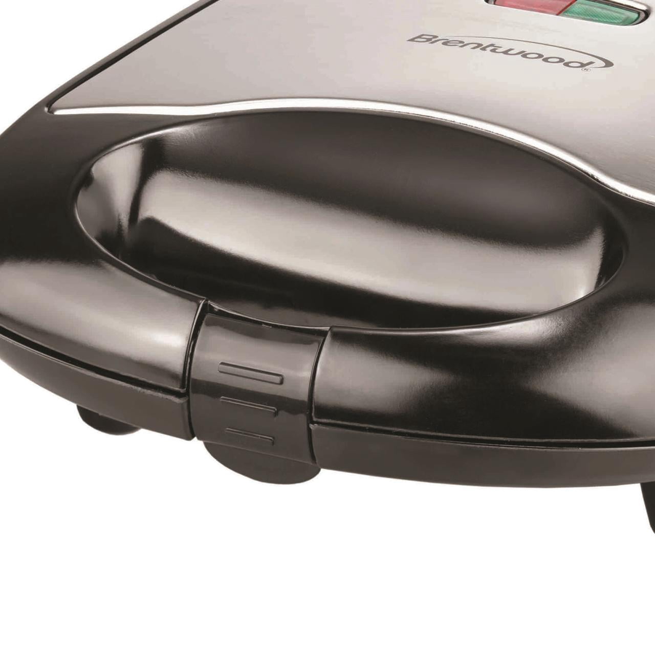Brentwood Nonstick Compact Dual Sandwich Maker (Black), TS-240BPT
