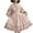 Pink, variant on Holloyiver Women's Lolita Retro Dress Halloween Long Sleeve Loose Stand Collar Lace Lantern Sleeve Cute Dress Prom Party Swing Dress