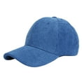 thumbnail image 2 of Corduroy Baseball Cap for Men Women Warm Outdoor Sports Travel Hat, 2 of 3