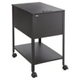 thumbnail image 2 of Scranton & Co Extra Deep 1 Drawer Legal Mobile Metal Tub File with Lock in Black, 2 of 2