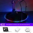 thumbnail image 6 of 39FT 100LED Rope Lights Outdoor, 16 Colors Changing RGB String Lights with Remote & Timer, USB Plug, Waterproof Tube Fairy Light for Party, Balcony, Garden, Christmas, Trampoline Decoration, 6 of 9