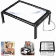 thumbnail image 1 of Magnifying glass for visually impaired 3x full-page hands-free lights, 1 of 4