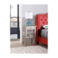 thumbnail image 3 of HomeStock Modern Muse Nightstand for Bedside Storage, Modern Bedroom Storage Nighstand with 4 Sturdy Legs and 1 Drawer, Functional Storage Nightstand, Floor Mounted-Color:Silver Champagne, 3 of 3