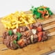 thumbnail image 5 of 10 brochetas planas de hierro para satay para verduras, fáciles de limpiar, reutilizables, para barbacoa, 5 of 6